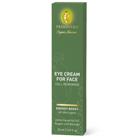 PRIMAVERA Energy Boost Eye Cream for Face - Cell Renewing 25 ml