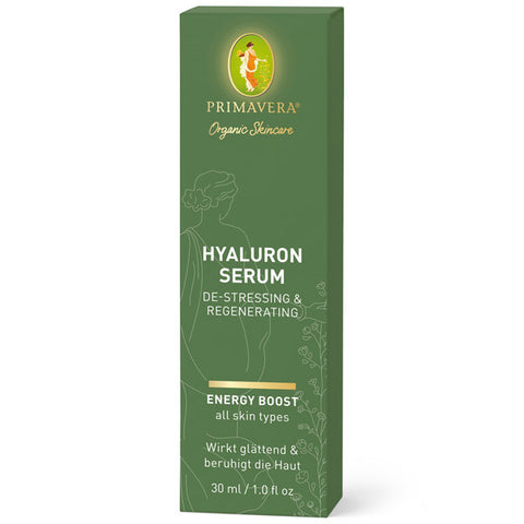 PRIMAVERA Energy Boost Hyaluron Serum - De-Stressing & Regenerating 30 ml