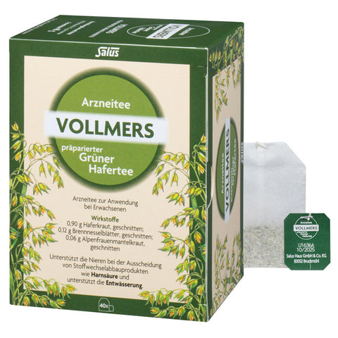 Salus Vollmers präparierter Grüner Hafer Tee 40 FB