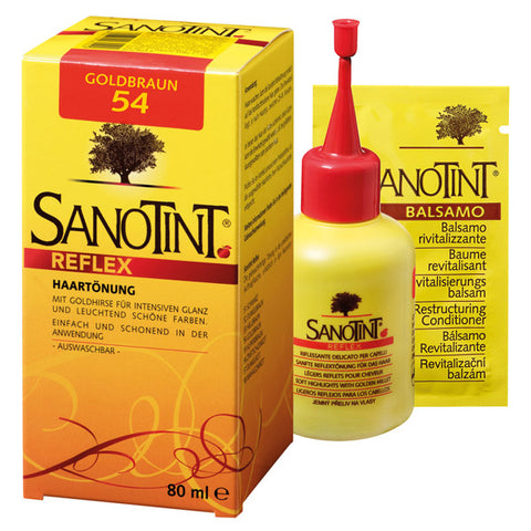 Sanotint Reflex 54 Goldbraun 80 ml