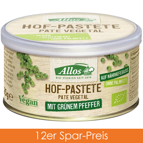 Allos Hof Pastete Grüner Pfeffer 125g