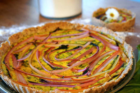 Mangold-Bärlauch-Quiche