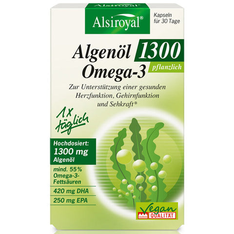 Alsiroyal Algenöl 1300 Omega-3 30 St