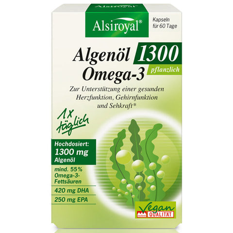 Alsiroyal Algenöl 1300 Omega-3 60 St