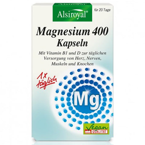 Alsiroyal Magnesium 400 Kapseln 20 St