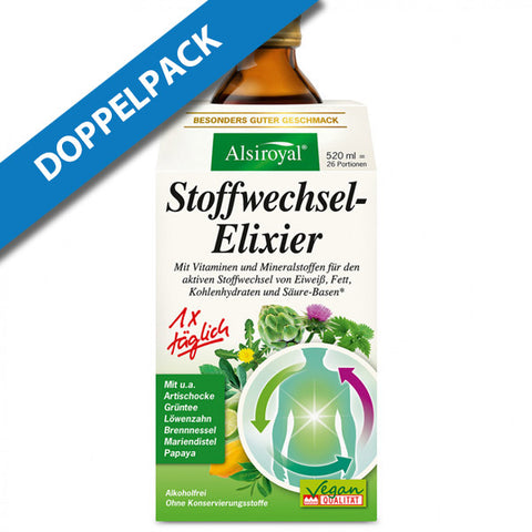 Produktbild: Alsiroyal Stoffwechsel-Elixier Doppelpack