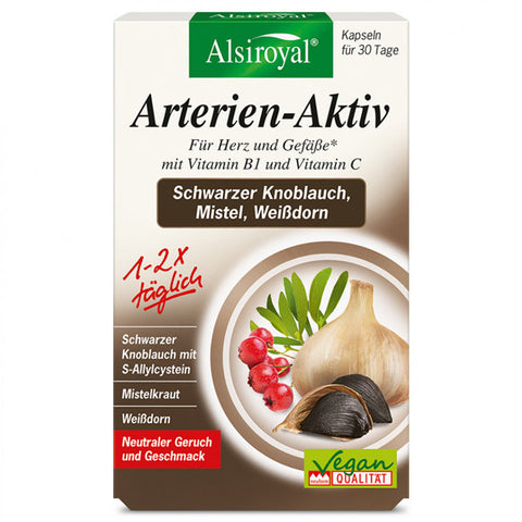 Produktbild des Alsiroyal Arterien-Aktiv Schwarzer 30 st.