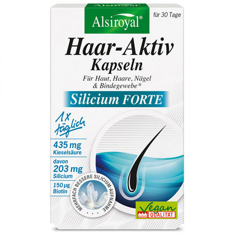 Alsiroyal Haar-Aktiv-Kapseln Silicium Forte, 30 St.