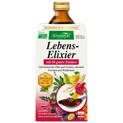 Produktverpackungsbild des Alsiroyal Lebens-Elixier