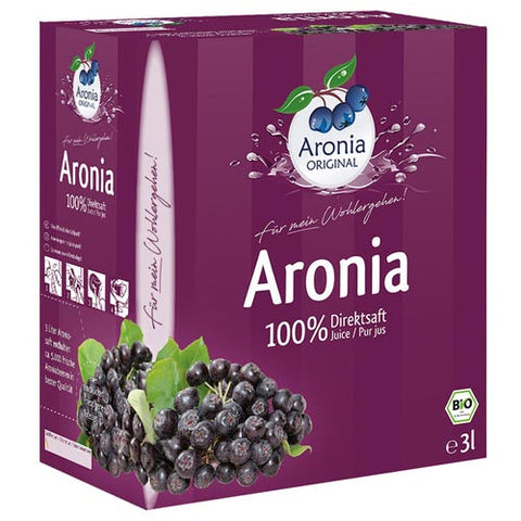 Aronia Original Bio Aronia 100% Direktsaft 3 l