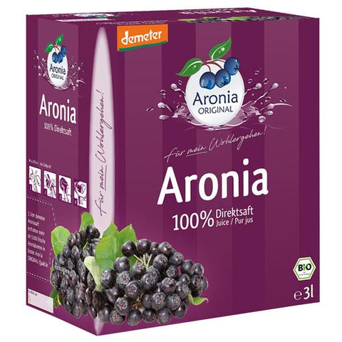 Aronia Original demeter Aronia 100% Direktsaft 3 l