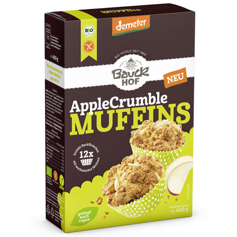 Bauckhof Apple Crumble Muffins 400 g