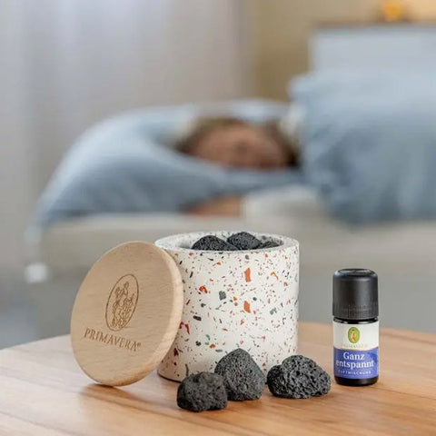 Stimmungsbild des PRIMAVERA Aroma Lava Duftsteins 