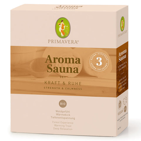 PRIMAVERA Aroma Sauna Kraft & Ruhe Set