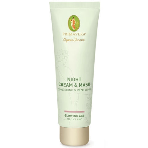 PRIMAVERA Glowing Age Night Cream & Mask - Smoothing & Renewing 50 ml