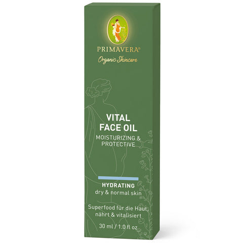 PRIMAVERA Hydrating Vital Face Oil - Moisturizing & Protective 30 ml