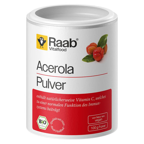 Raab Vitalfood Bio Acerola Pulver – Produktabbildung