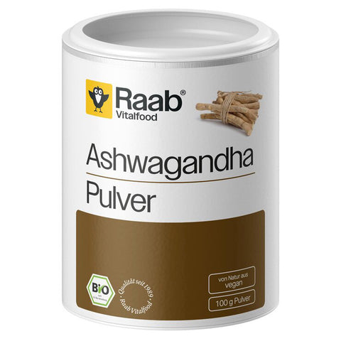 Raab Vitalfood Bio Ashwagandha Pulver – Produktabbildung