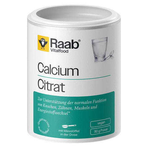 Raab Vitalfood Calciumcitrat Pulver – Produktabbildung
