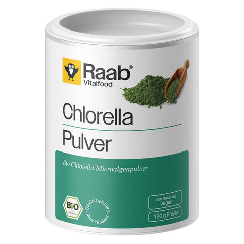 Raab Vitalfood Bio Chlorella Pulver – Produktabbildung