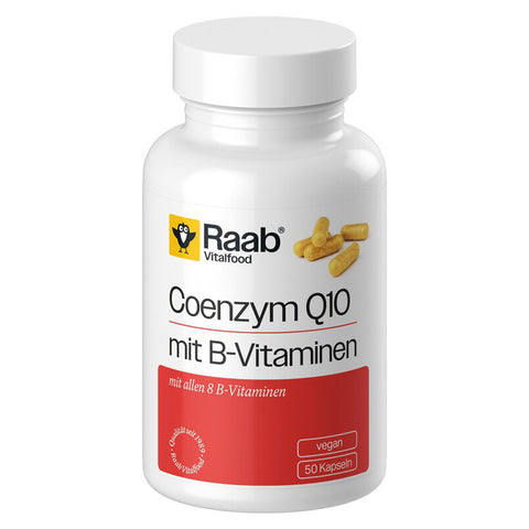 Raab Vitalfood Coenzym Q10 mit B-Vitaminen Kapseln – Produktabbildung