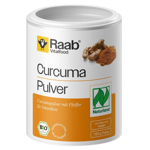 Raab Vitalfood Bio Curcuma Pulver – Produktabbildung