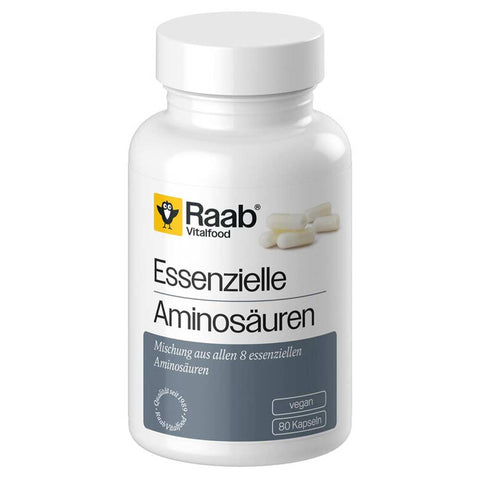 Raab Vitalfood Essenzielle Aminosäuren Kapseln – Produktabbildung
