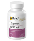 Raab Vitalfood L-Carnitin mit Cholin Kapseln – Produktabbildung