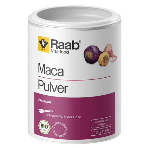 Raab Vitalfood Bio Maca Premium Pulver – Produktabbildung