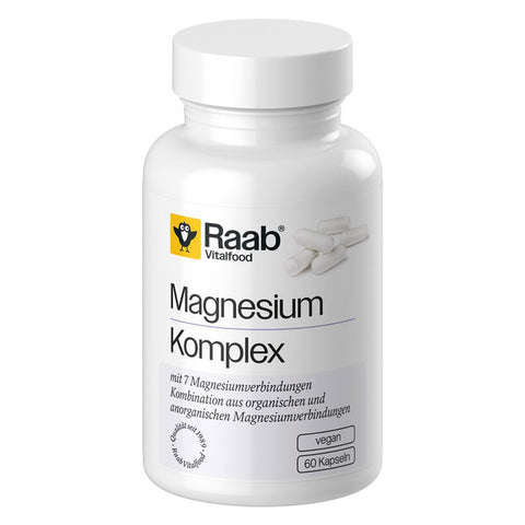 Raab Vitalfood Magnesium Komplex Kapseln – Produktabbildung