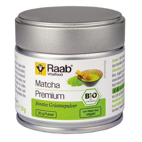 Raab Vitalfood Bio Matcha Pulver Premium – Produktabbildung