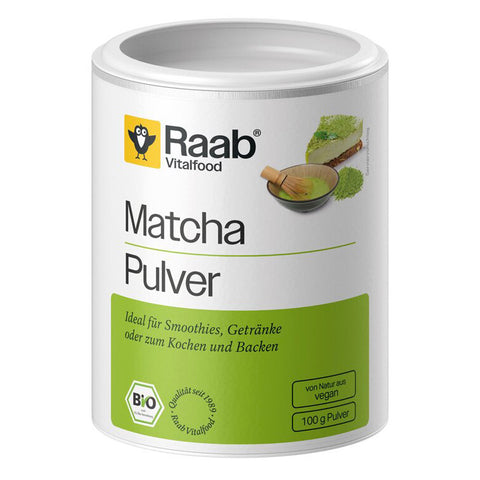 Raab Vitalfood Bio Matcha Pulver Basic – Produktabbildung