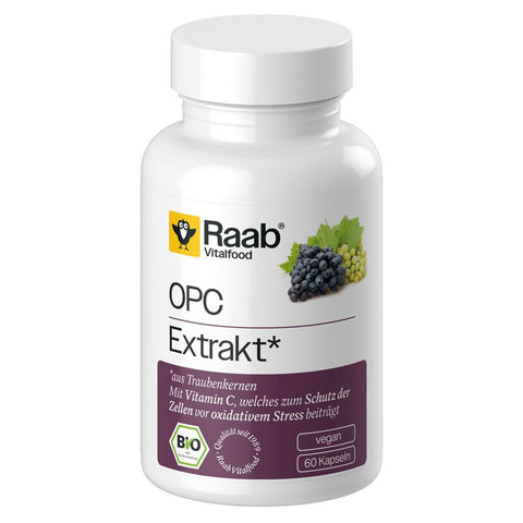Raab Vitalfood Bio OPC Extrakt Kapseln – Produktabbildung