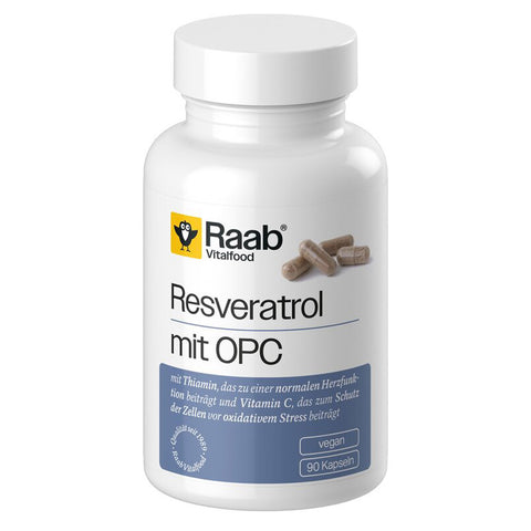Raab Vitalfood Resveratrol mit OPC Kapseln – Produktabbildung