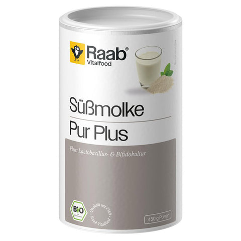 Raab Vitalfood Bio Süßmolke Pur Plus Pulver – Produktabbildung