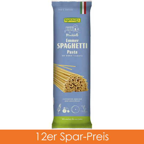Rapunzel Emmer-Spaghetti Semola 12x500 g