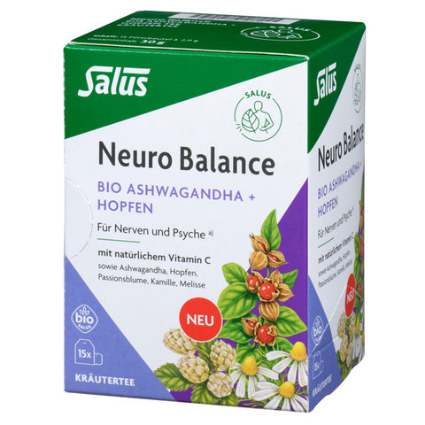 Salus Neuro Balance Bio Ashwagandha + Hopfen Tee 15FB