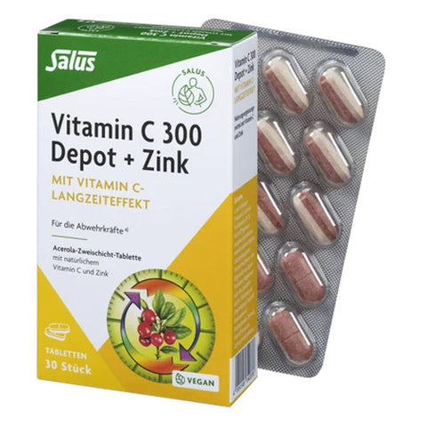 Salus Vitamin C 300 Depot + Zink 30 Tbl