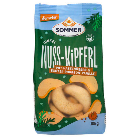 Sommer Dinkel Nusskipferl 125 g