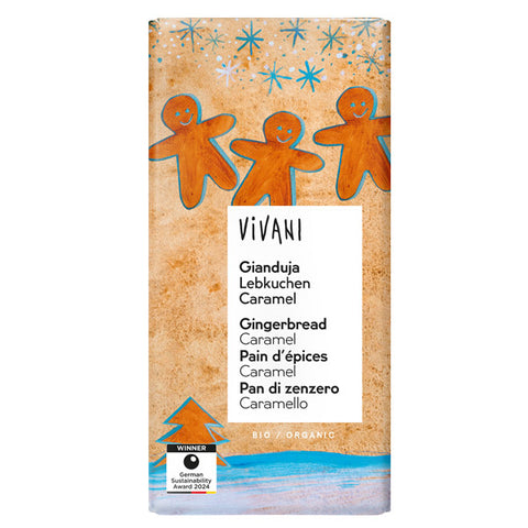 Vivani Gianduja Lebkuchen Caramel 100 g