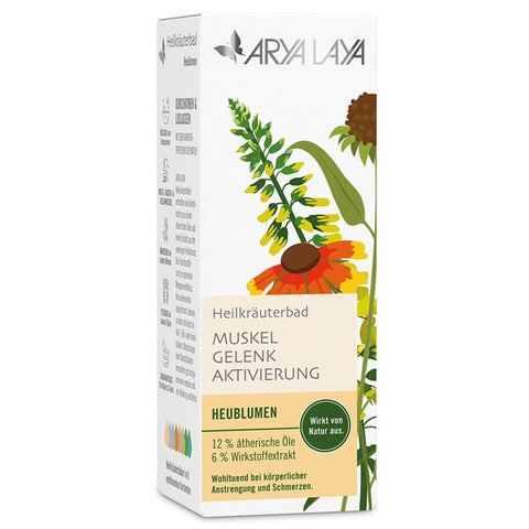 Produktverpackungsbild des Arya Laya Heilkräuterbad Heublume