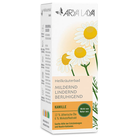 Produktverpackungsbild des Arya Laya Heilkräuterbad Kamille 