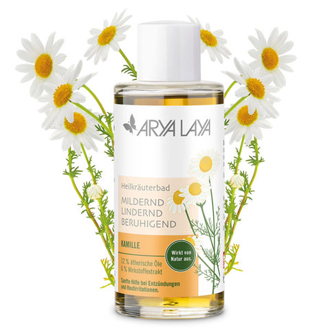 Produktbild des Arya Laya Heilkräuterbad Kamille mit Kräutern