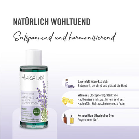 USP des Arya Laya Heilkräuterbad Lavendel 