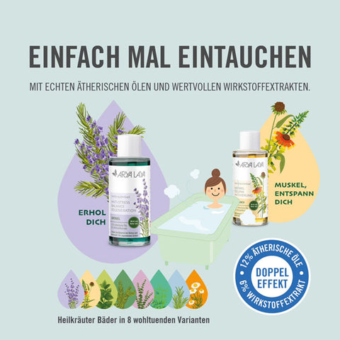 Stimmungsbild des Arya Laya Heilkräuterbad Lavendel