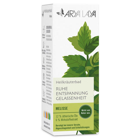Produktverpackungsbild des Arya Laya Heilkräuterbad Melisse 