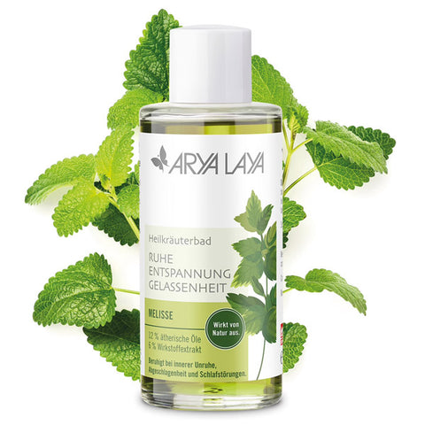 Produktbild des Arya Laya Heilkräuterbad Melisse mit Kräutern