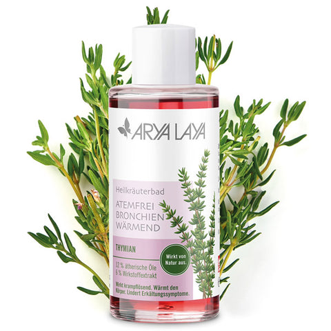Produktbild des Arya Laya Heilkräuterbad Thymian mit Kräutern