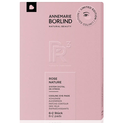 ANNEMARIE BÖRLIND ROSE NATURE Cooling Eye Pads 6x2 St