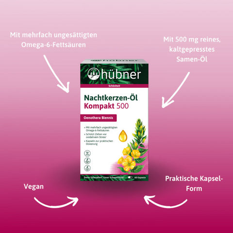 USP der hübner Nachtkerzen-Öl Kompakt 500 Kapseln